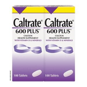 CALTRATE 600 PLUS CALCIUM + VITAMIN D & MINERALS TABLET 100S X 2