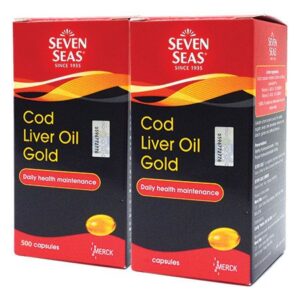 SEVENSEAS COD LIVER OIL GOLD CAPS 500S X 2