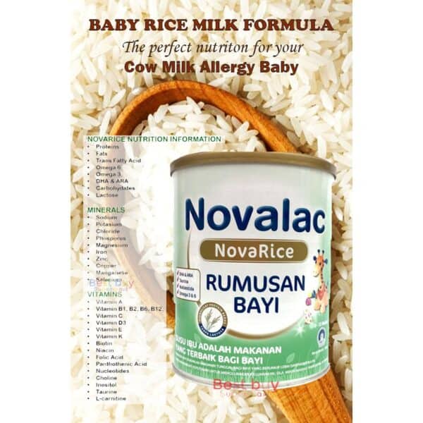 Novalac: Novarice Infant Formula 800g (0 - 12 months formula)