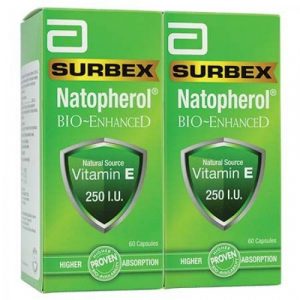 Abbott Surbex Natopherol Vitamin E 250i.u.
