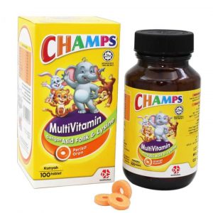 Champs Mv Folic Acid & Lysine Oranges