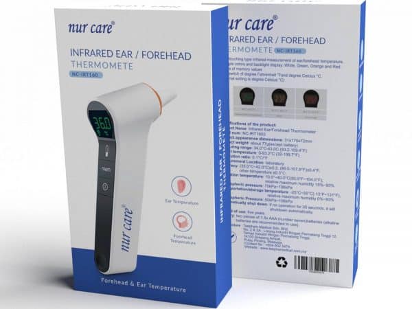 Nur Care Infrared Ear Forehead Thermometer Nc-Irt1603