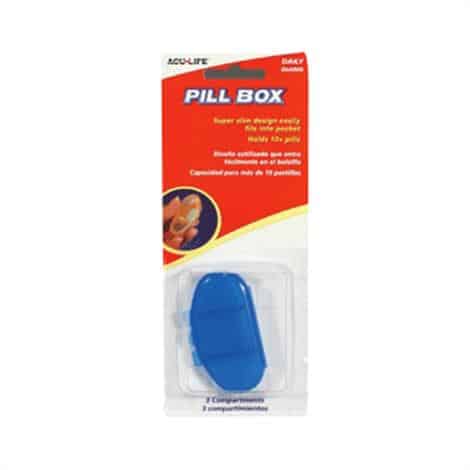 Acu-Life Daily Pill Box Kidney Shaped 184A 1S
