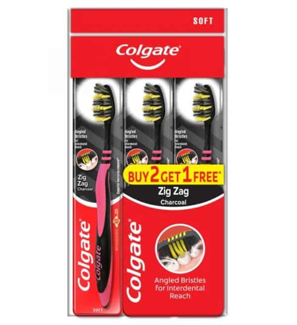 Colgate Zig Zg Charcoal Soft (B2F1)