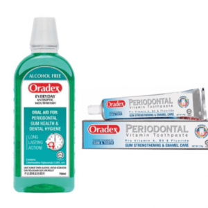 Oradex Antibacterial Mouthwash W/Toothpaste