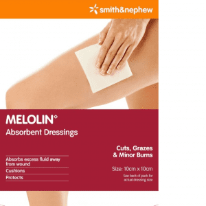 S&N Melolin Low Adherent Absorbent Pad 10cmx10cm 5s