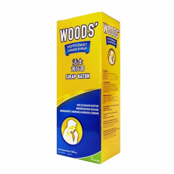 Woods Peppermint Syrup Adult 100ml