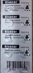 Ysp Bisocor 5mg (Bisoprolol) 10x10s
