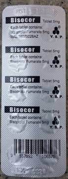 Ysp Bisocor 5mg (Bisoprolol) 10x10s