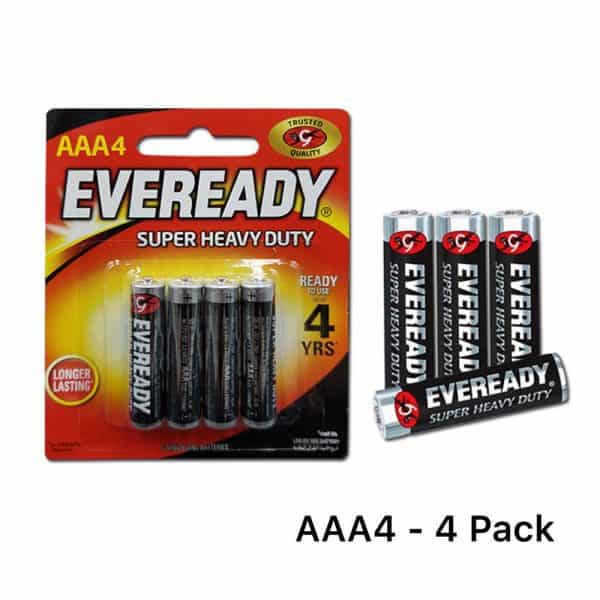 Eveready AAA Super Heavy Duty 4s