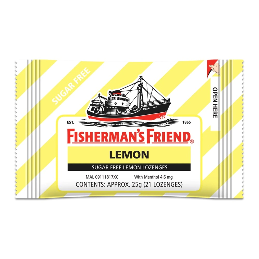 Fishermans Friend Sugar Free Lemon Lozenges